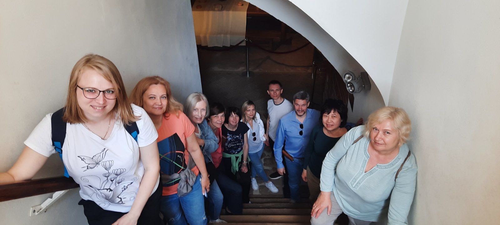 Экскурсия коллектива работников БрГТУ в Мирский замок